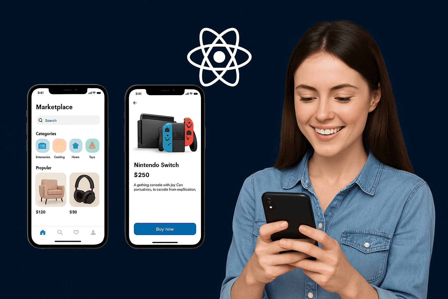 Cross-Platform Marketplace App