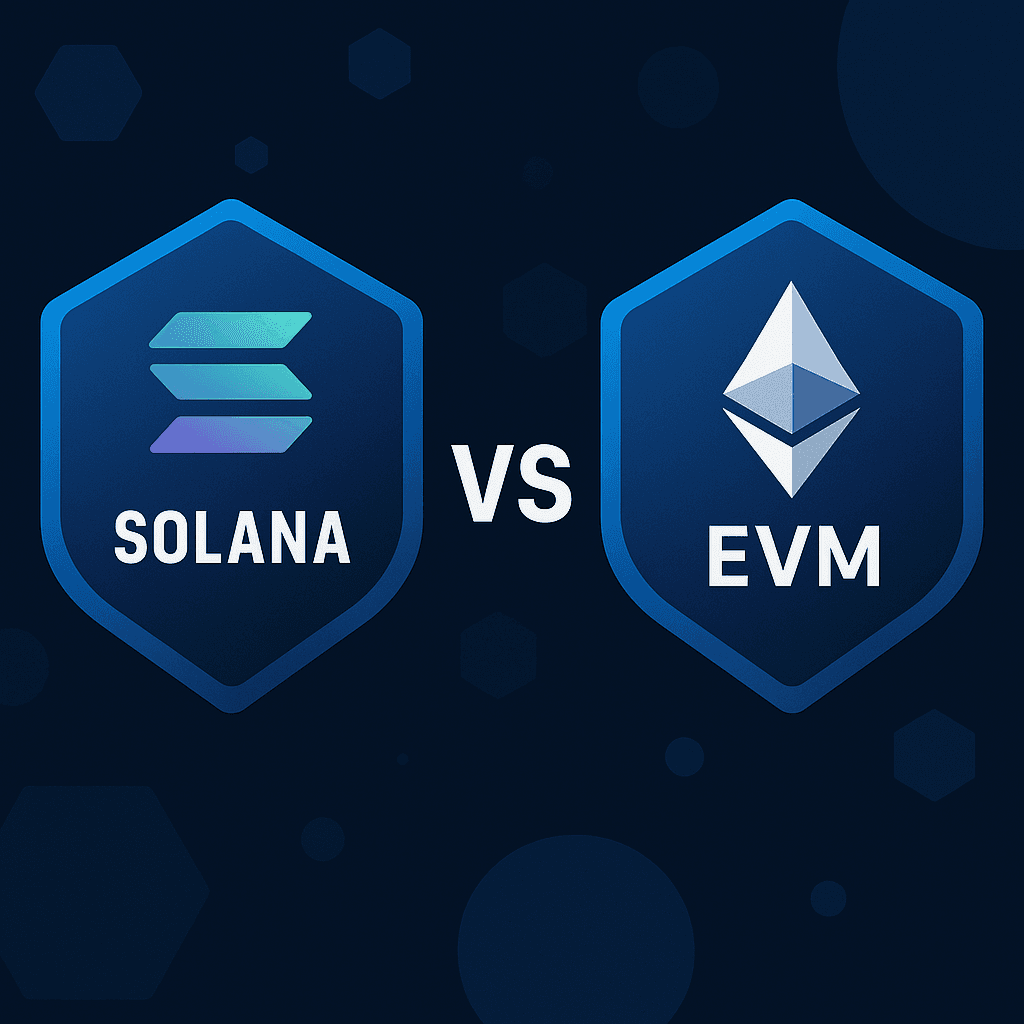 Solana vs EVM for dApps: Throughput, Fees, Tooling in 2025